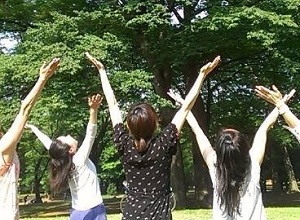 野外レッスンの様子