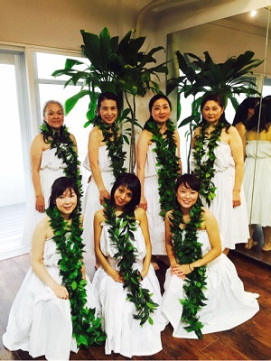 フラハラウのリーリーレフア potluck party