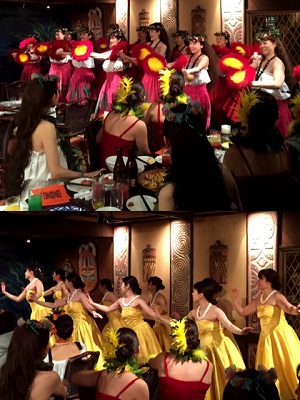 2017年東京フラ教室 リーリーレフア 新宿ティキティキ 貸しきりパーティ