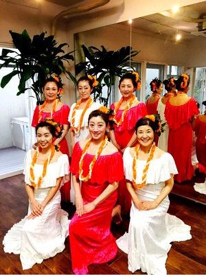 2017年東京タヒチアン教室 Lililiehua TikiTiki新宿店 ハーラウ パーティー